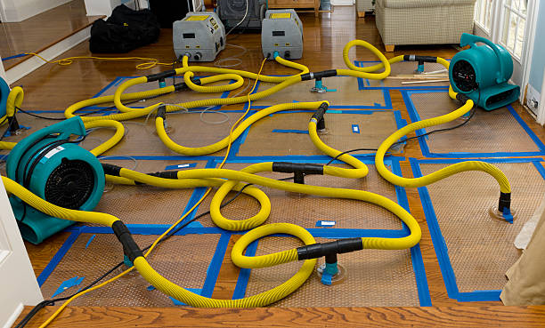 Professional Flood Damage Restoration technician working in Kilkenny, MN